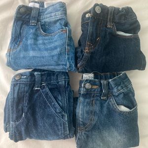 Toddler boy denim bundle (18-24 mos) various brands